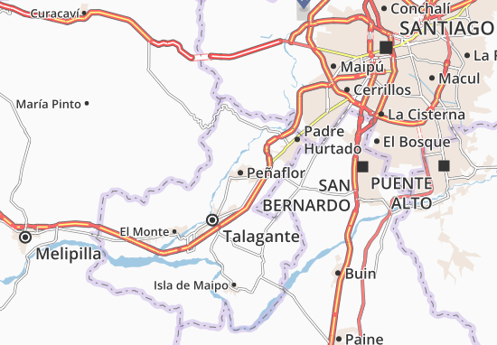 Karte Stadtplan Peñaflor