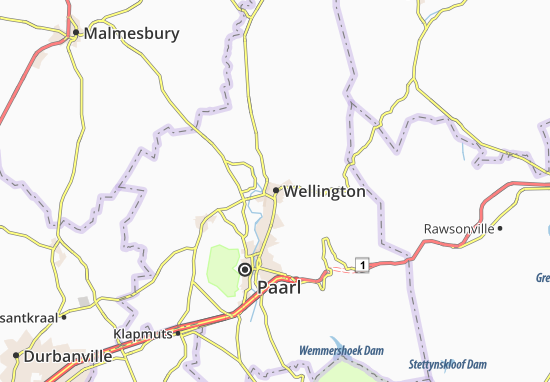Karte Stadtplan Wellington