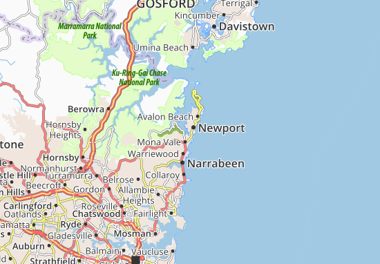 Karte Stadtplan Newport