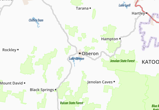 Karte Stadtplan Oberon