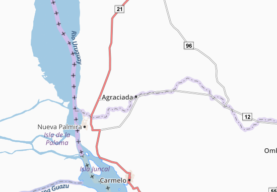Agraciada Map