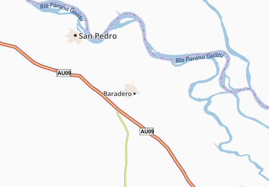 Kaart Plattegrond Baradero
