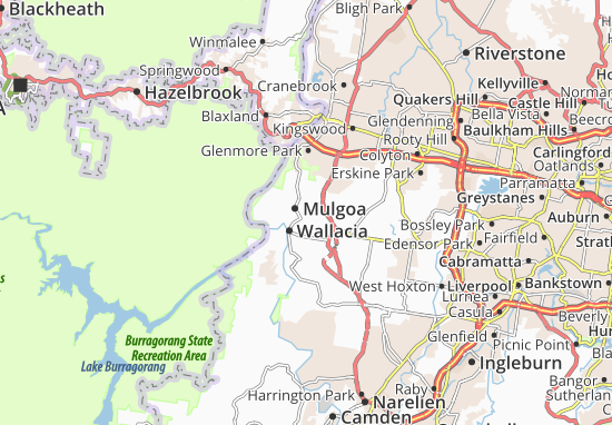 Mapa Mulgoa