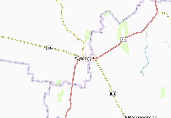 Kaart Plattegrond West Wyalong