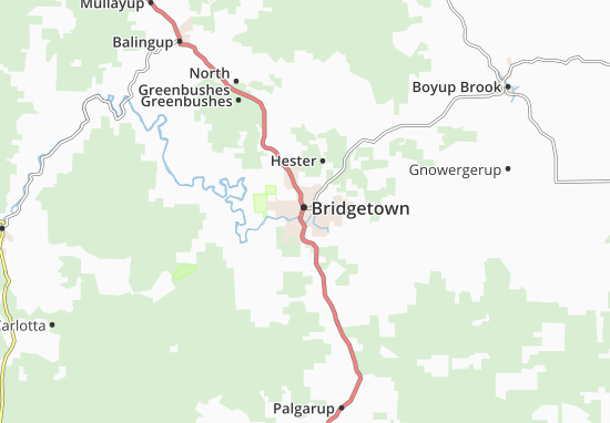 Bridgetown Map