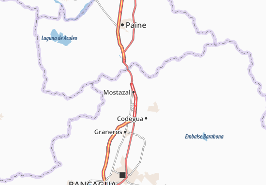 Karte Stadtplan Mostazal
