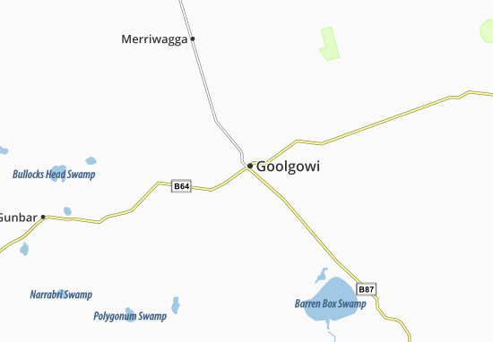 Mapa Goolgowi