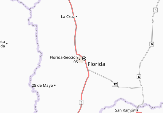 Karte Stadtplan Florida-Sección 05