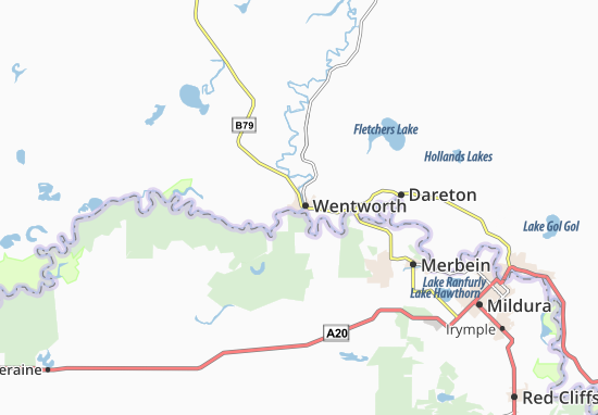 Kaart Plattegrond Wentworth