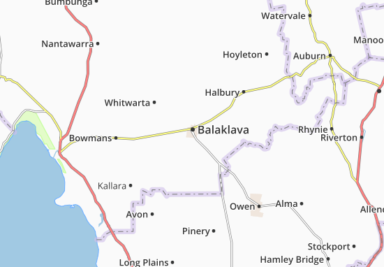 Mapa Balaklava