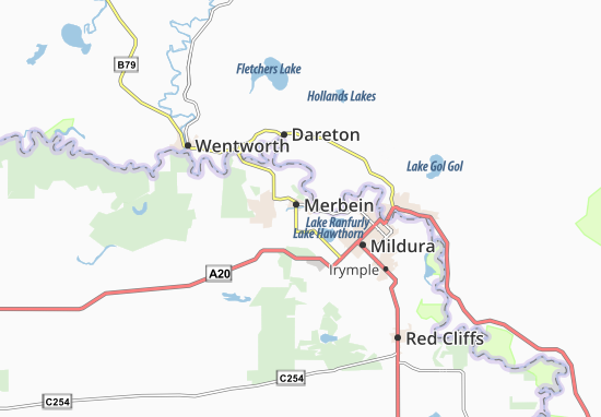 Merbein Map
