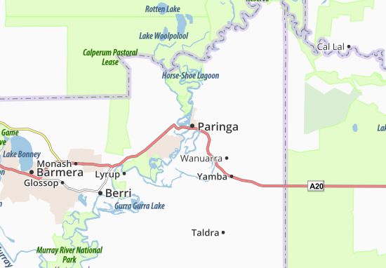 Paringa Map