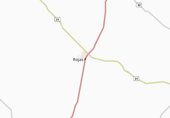 Kaart Plattegrond Rojas