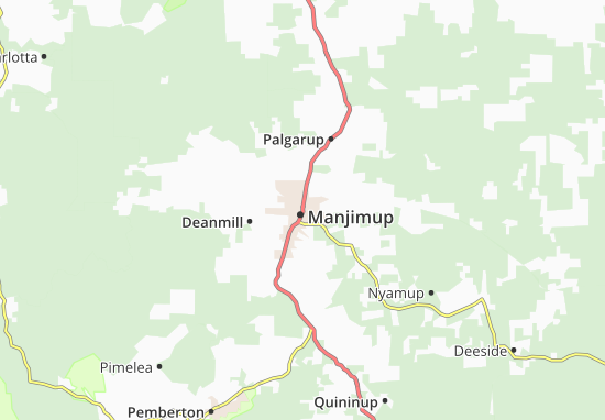 Carte-Plan Manjimup