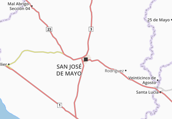 Mapa San José de Mayo