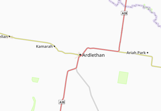 Kaart Plattegrond Ardlethan
