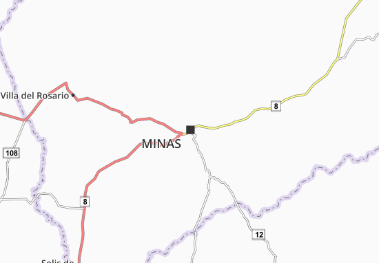 Karte Stadtplan Minas