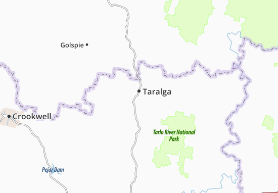 Karte Stadtplan Taralga
