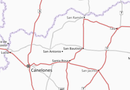 Karte Stadtplan San Antonio