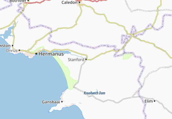 Kaart Plattegrond Stanford