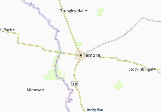 Kaart Plattegrond Temora