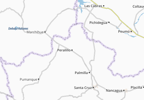Kaart Plattegrond Peralillo