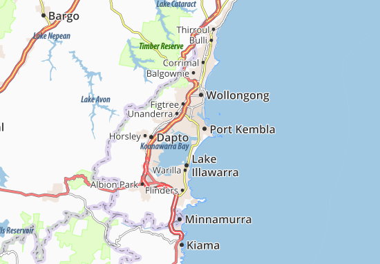 Port Kembla Map