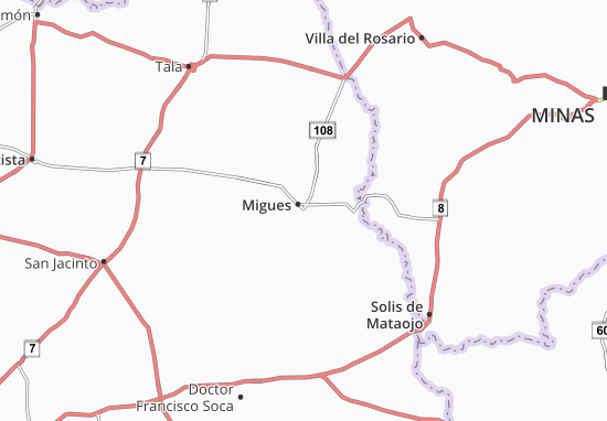 Karte Stadtplan Estacion Migues