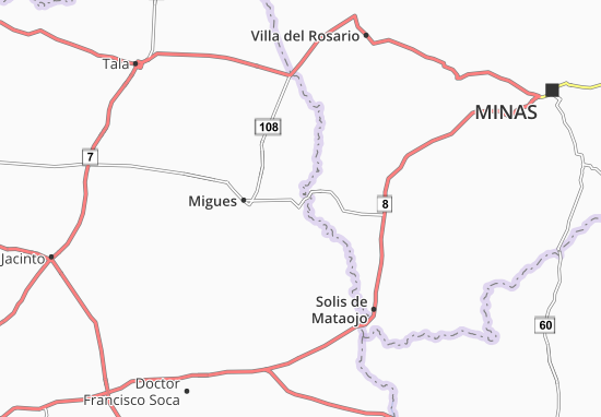 Kaart Plattegrond Montes