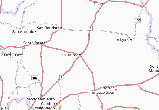 Mapa San Jacinto
