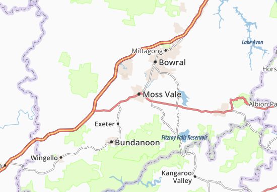 Moss Vale Map