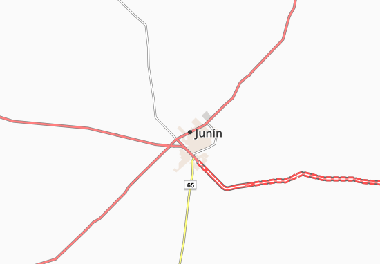 Karte Stadtplan Junín