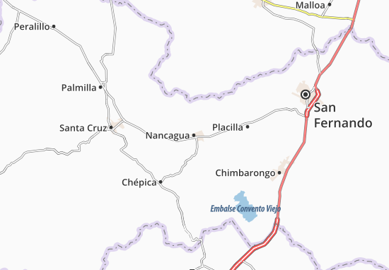 Mapa Nancagua