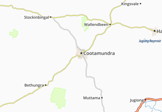 Mapa Cootamundra