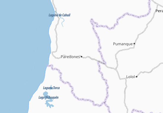 Karte Stadtplan Paredones