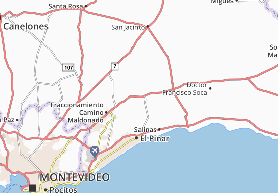 Kaart Plattegrond Empalme Olmos