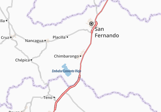 Mapa Chimbarongo