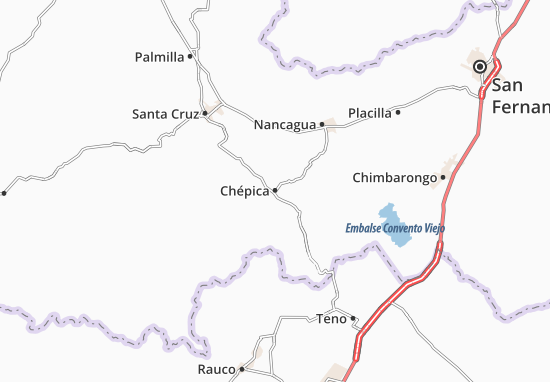 Karte Stadtplan Chépica