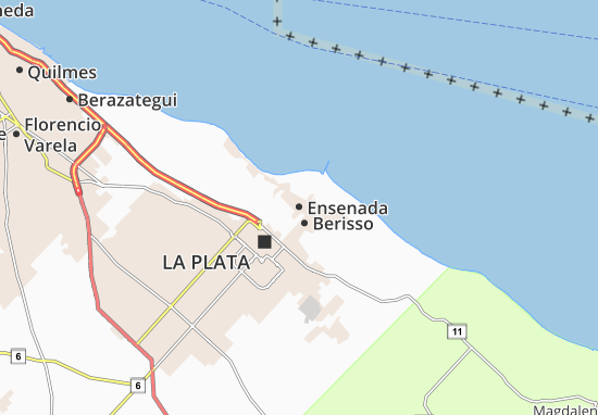 Mapa Ensenada