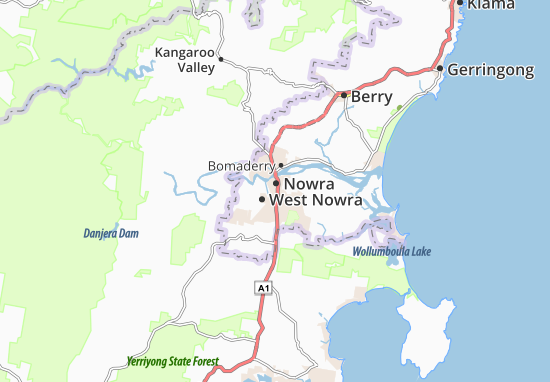 Mapa Nowra