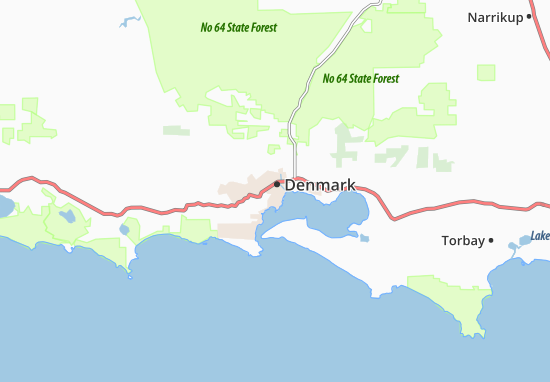 Mapa Denmark