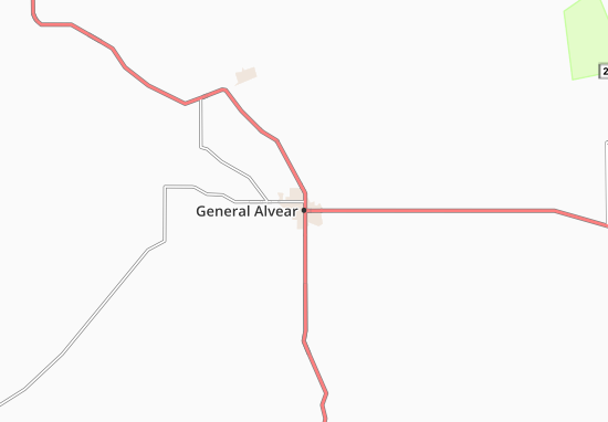 Karte Stadtplan General Alvear