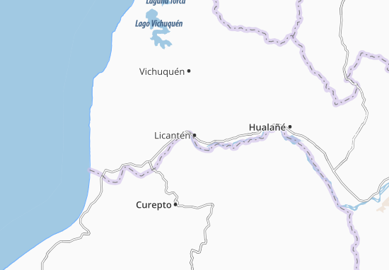Mapa Licantén