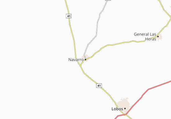 Kaart Plattegrond Navarro