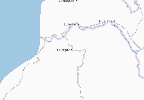 Mapa Curepto