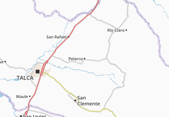 Karte Stadtplan Pelarco