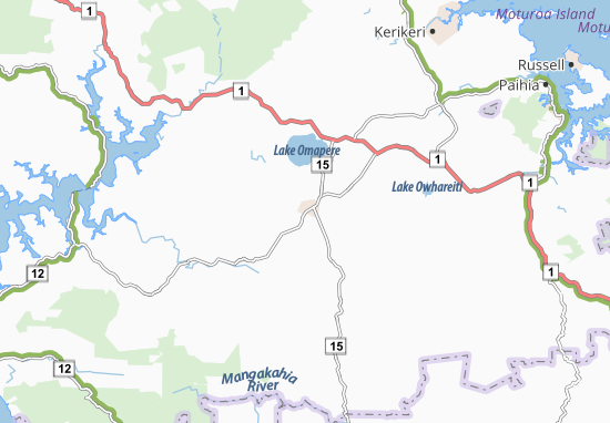 Mapa Kaikohe