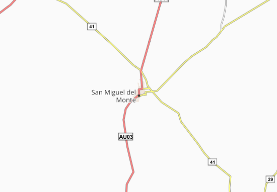 Karte Stadtplan San Miguel del Monte