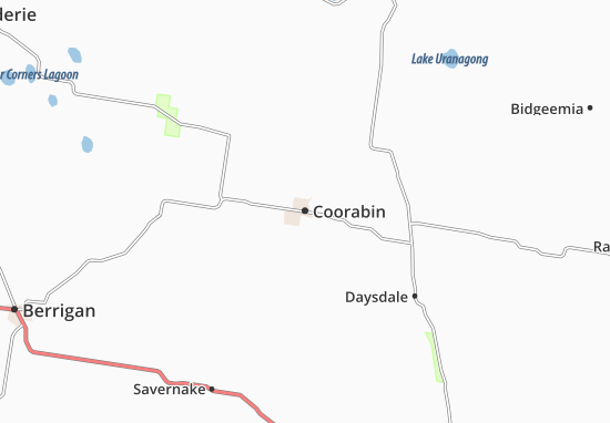 Karte Stadtplan Coorabin