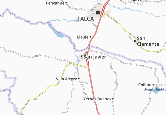 Kaart Plattegrond San Javier